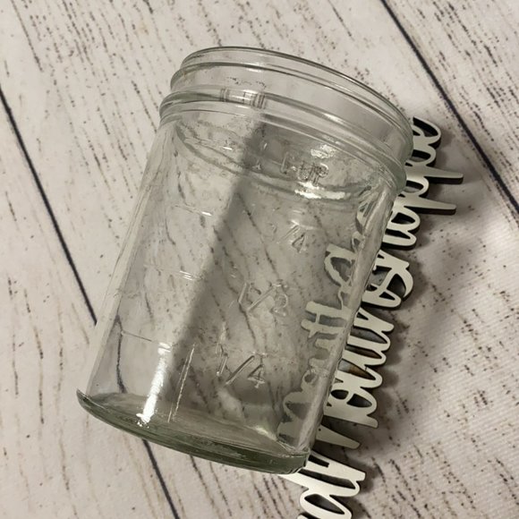 Clear Glass Measuring Mason Ball Jar - Picture 2 of 6